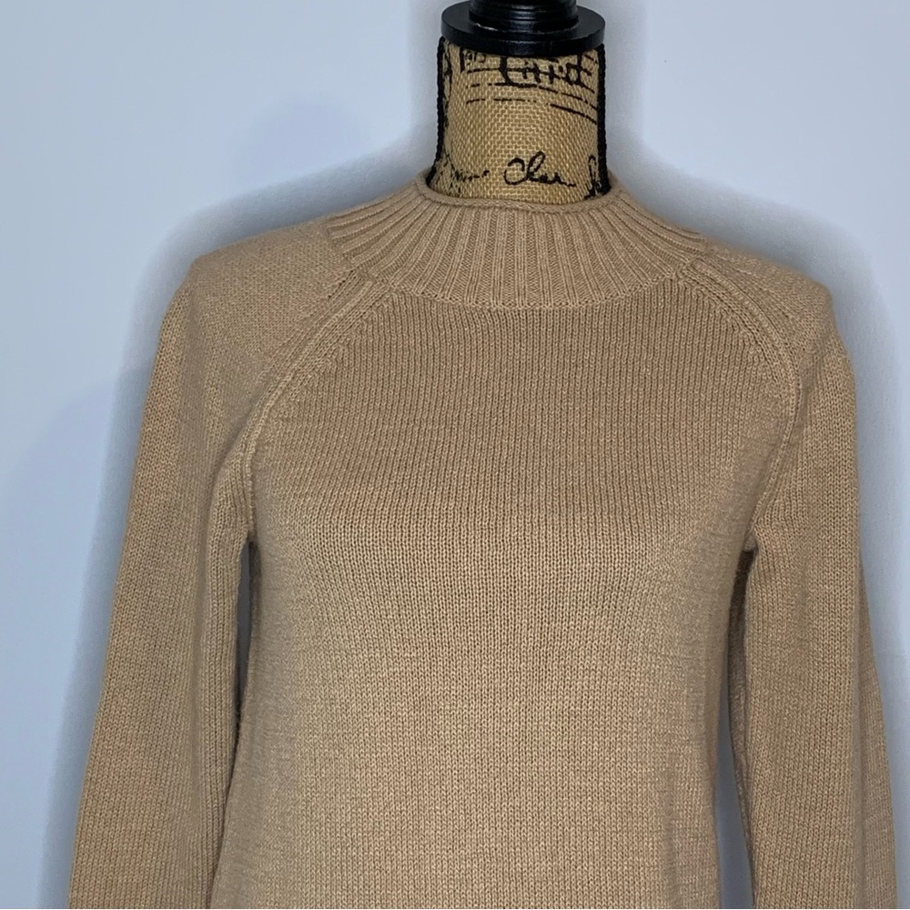 Banana Republic Camel Long Sleeve Petite Knit Dress NWT - Picture 6 of 12